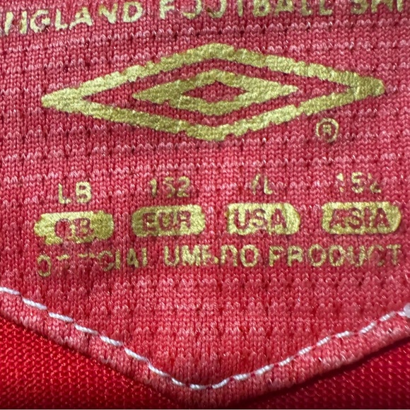 England World Cup Football Soccer Jersey - Picture 5 of 10